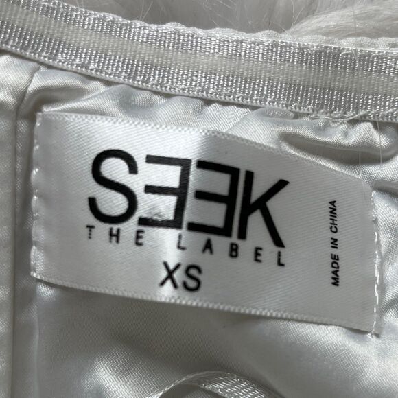 LF Seek The Label Polka Dot Bustier Crop Top White and Black Size XS - Picture 4 of 5